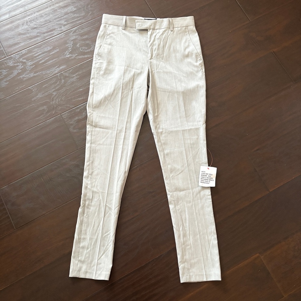 ASOS Made in Italy Light Gray Dress Pants NWT